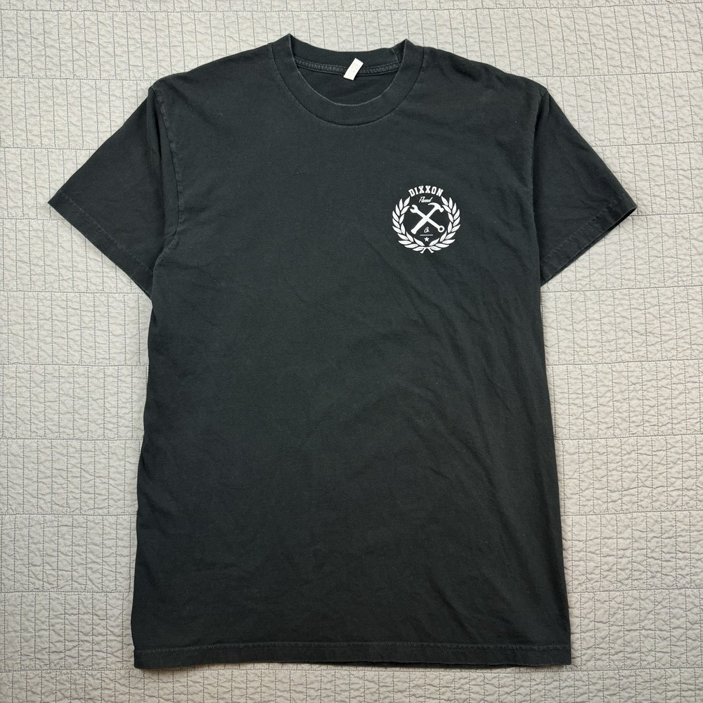 Dixxon Flannel Co T Shirt Men's Large Black Working‎ Class Double Sided Logo